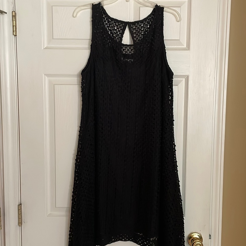 Black casual dress